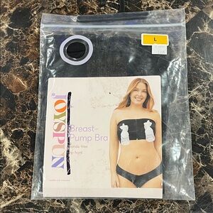 Black Hands-Free Breast Pump Bra